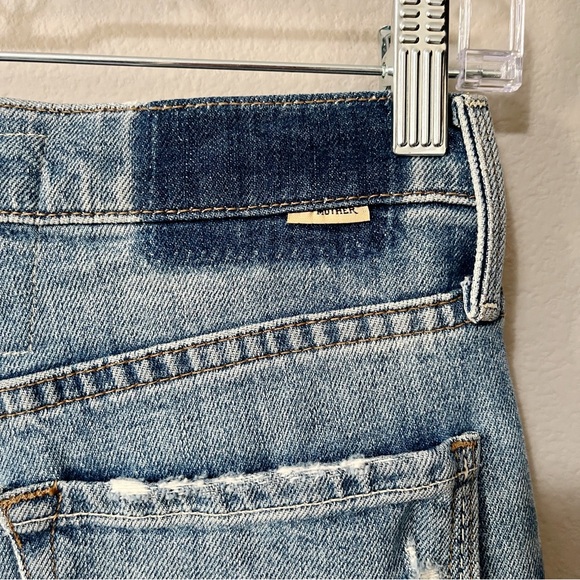 MOTHER Superior The Rambler Ankle Jeans Holy Melancholy Wash Size 25 Distressed - Picture 11 of 16